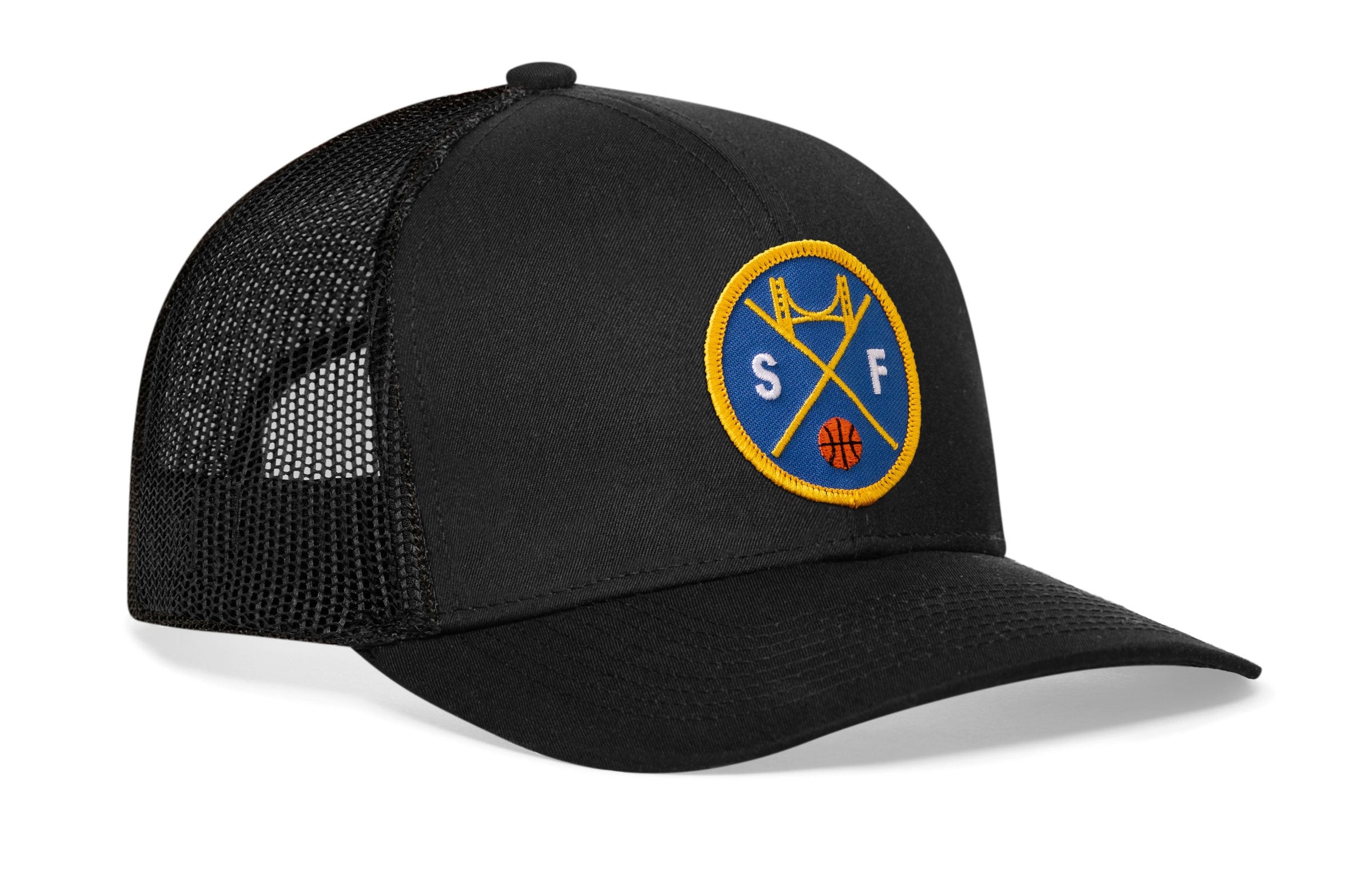 San Francisco Basketball Trucker Hat  |  SF X Snapback