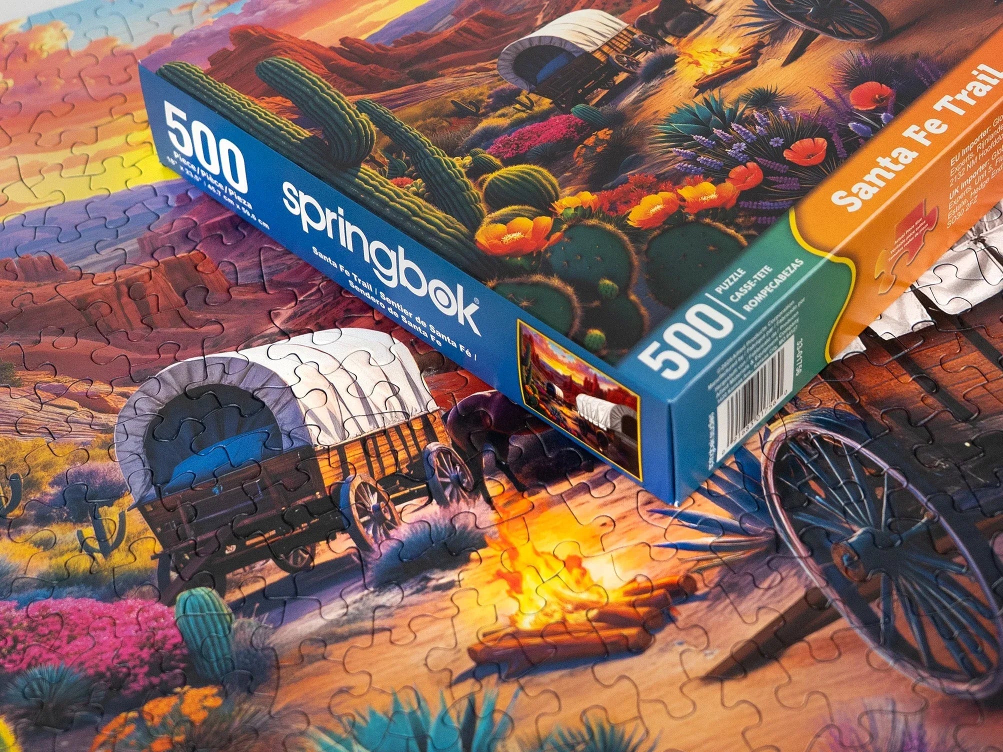 Santa Fe Trail 500 Piece Jigsaw Puzzle | Springbok Puzzles - BIG FRENCHIES