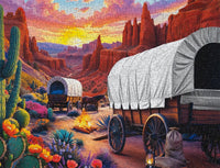 Santa Fe Trail 500 Piece Jigsaw Puzzle | Springbok Puzzles - BIG FRENCHIES