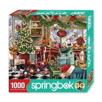 Santa's Workshop 1000 Piece Jigsaw Puzzle | Springbok Puzzles - BIG FRENCHIES