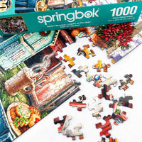 Santa's Workshop 1000 Piece Jigsaw Puzzle | Springbok Puzzles - BIG FRENCHIES