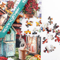 Santa's Workshop 1000 Piece Jigsaw Puzzle | Springbok Puzzles - BIG FRENCHIES