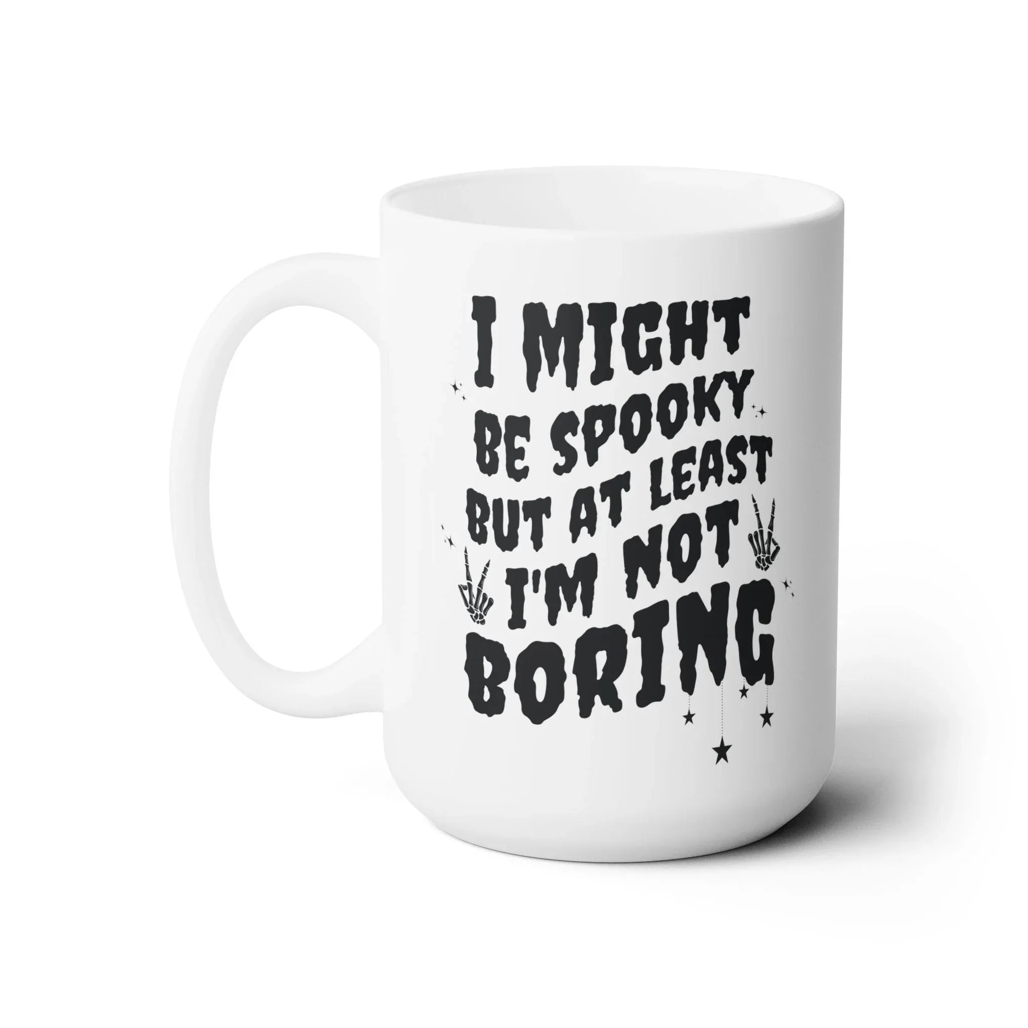 Spooky Not Boring Mug - BIG FRENCHIES
