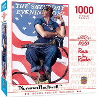 Saturday Evening Post - Rosie the Riveter 1000 Piece Puzzle by Masterpieces Puzzles - BIG FRENCHIES