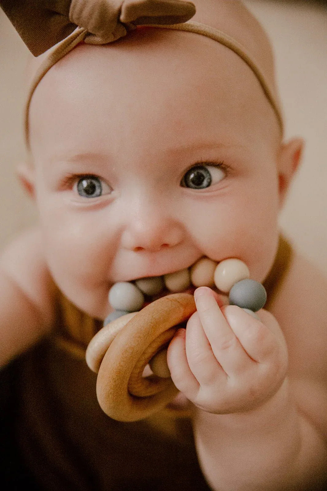 Saturn Ring Wooden Baby Teether - BIG FRENCHIES