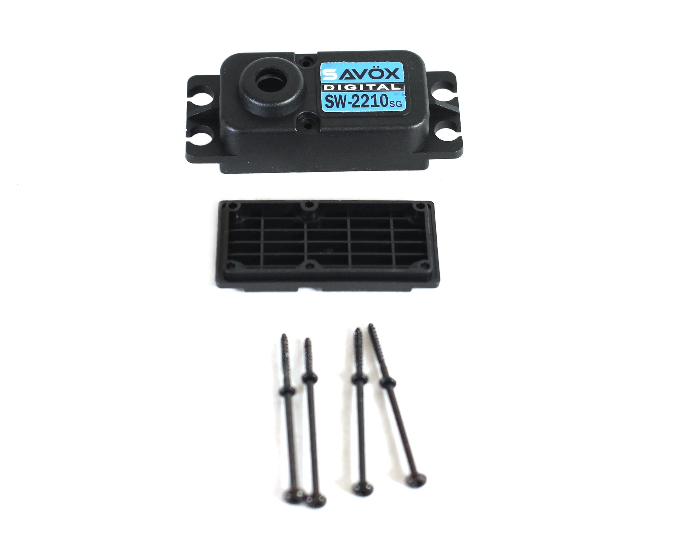 Savox Top & Bottom Servo Case with 8 Screws for SW2210SG & SW2210SW-BE
