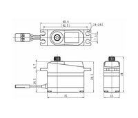 Savox Digital High Speed Mini Coreless Servo SH1357P