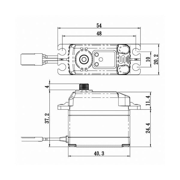 Savox SAVSV1272SGP HV Coreless Digital Standard Servo Soft Start