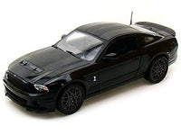 2013 Ford Shelby Mustang Cobra GT500 SVT Black with Black Stripes 1/18 Diecast Car Model by Shelby Collectibles