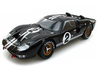 1966 Ford GT-40 MK II #2 Black 1/18 Diecast Model Car by Shelby Collectibles