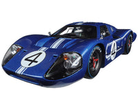 Ford GT MK IV #4 Blue L. Ruby - D. Hulme 24 Hours of Le Mans (1967) 1/18 Diecast Model Car by Shelby Collectibles