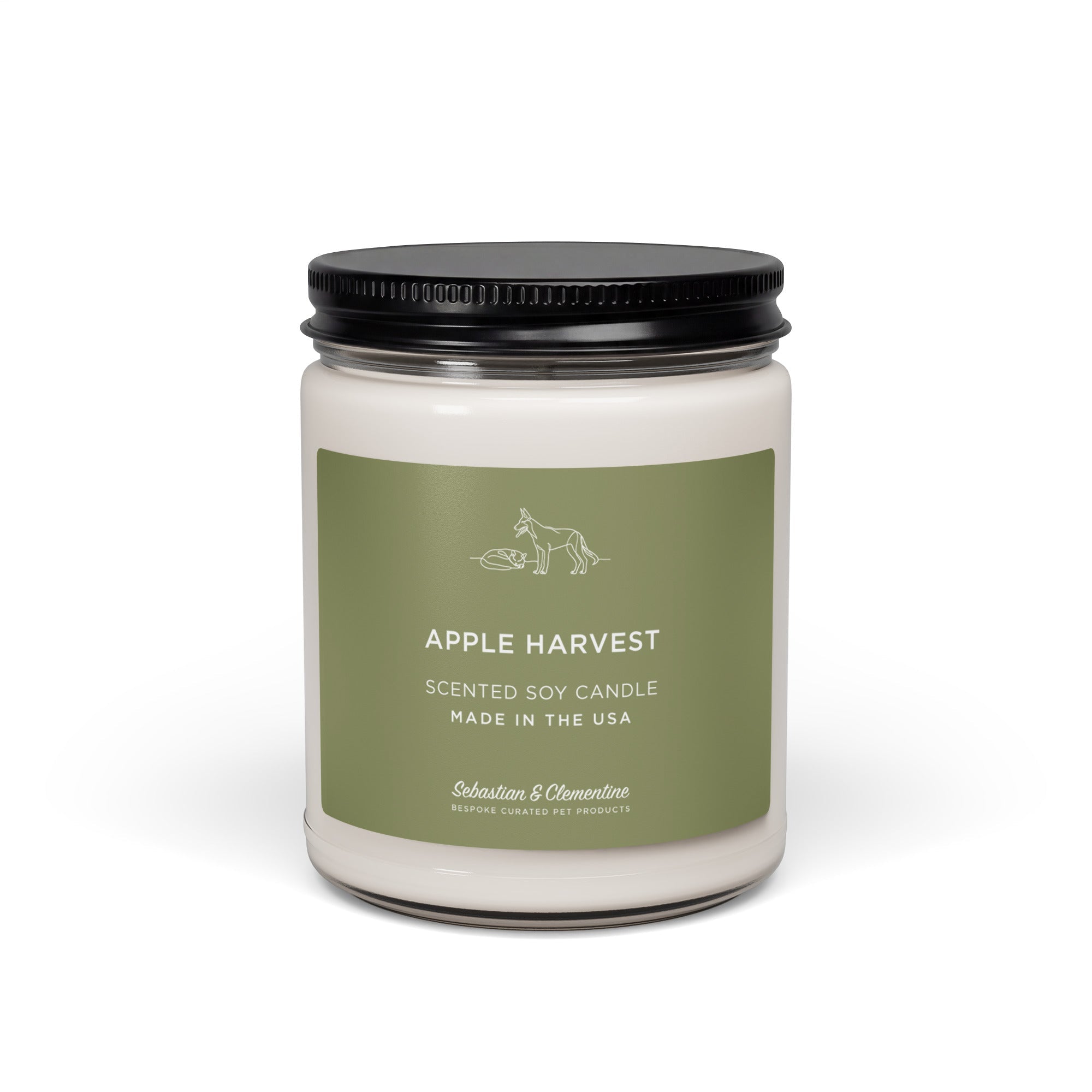 Sebastian & Clementine Scented Soy Candle - Apple Harvest
