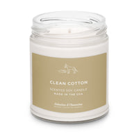 Sebastian & Clementine Scented Soy Candle - Clean Cotton