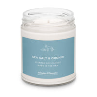 Sebastian & Clementine Scented Soy Candle - Sea Salt & Orchid