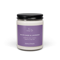 Sebastian & Clementine Scented Soy Candle - White Sage & Lavender