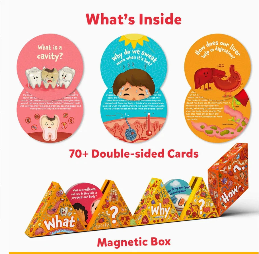 Skillmatics Flash Cards - Science Snippets the Human Body - BIG FRENCHIES