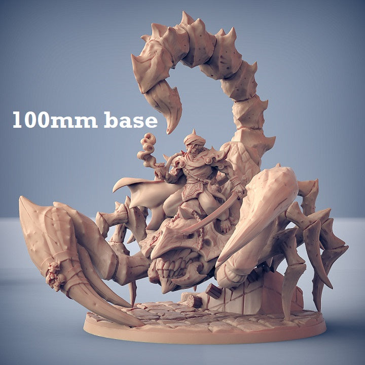 Scorpid King (Giant Scorpion Epic Boss)-3D Printed Miniatures-BIG FRENCHIES-All Systems Go Games