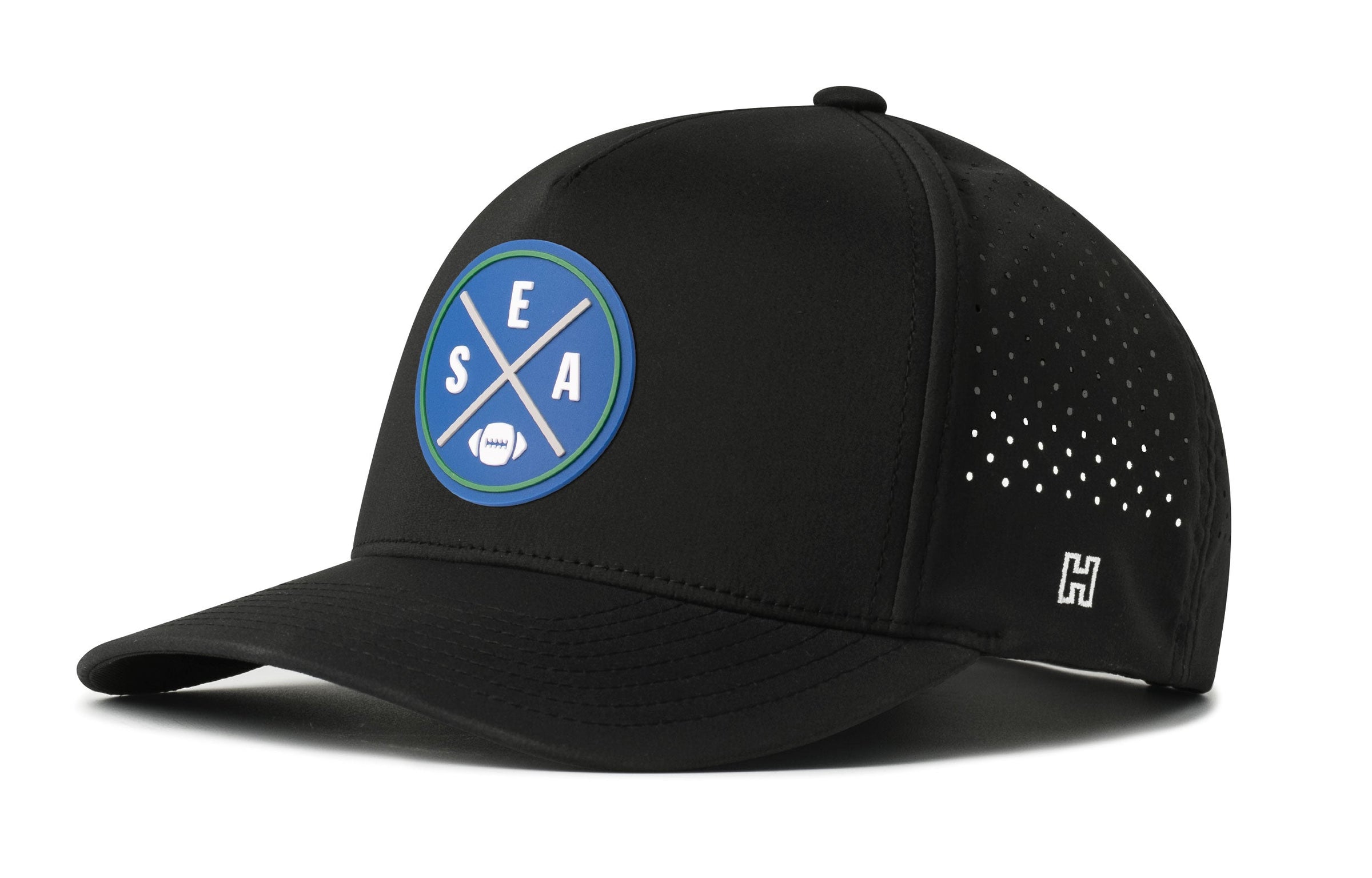 Seattle Football Performance 5-Panel Hat  |  Royal Blue SEA X Flexfit Snapback