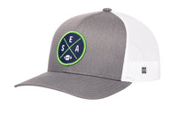 Seattle Trucker Hat  |  Black SEA X Football Snapback