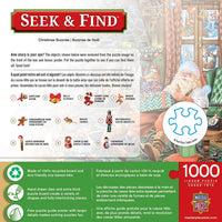 Seek & Find - Christmas Surprise 1000 Piece Puzzle by Masterpieces - BIG FRENCHIES