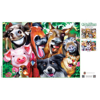 Selfies – Barnyard Grins 500 Piece Puzzle by Masterpieces Puzzles - BIG FRENCHIES