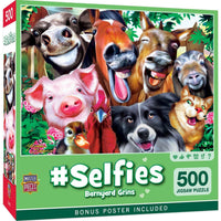 Selfies – Barnyard Grins 500 Piece Puzzle by Masterpieces Puzzles - BIG FRENCHIES