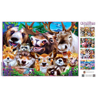 Selfies Woodland Goofballs 500 Piece Jigsaw Puzzle by Masterpieces Puzzles - BIG FRENCHIES
