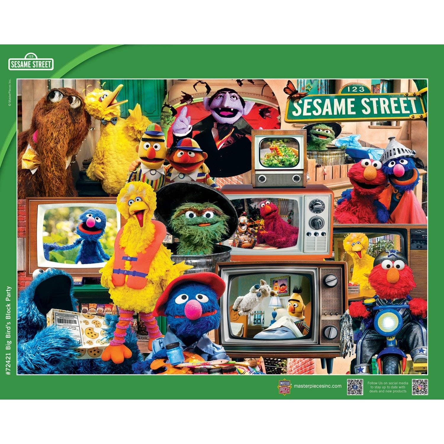 Sesame Street - Big Bird's Block Party 1000 Piece Puzzle by Masterpieces Puzzles - BIG FRENCHIES