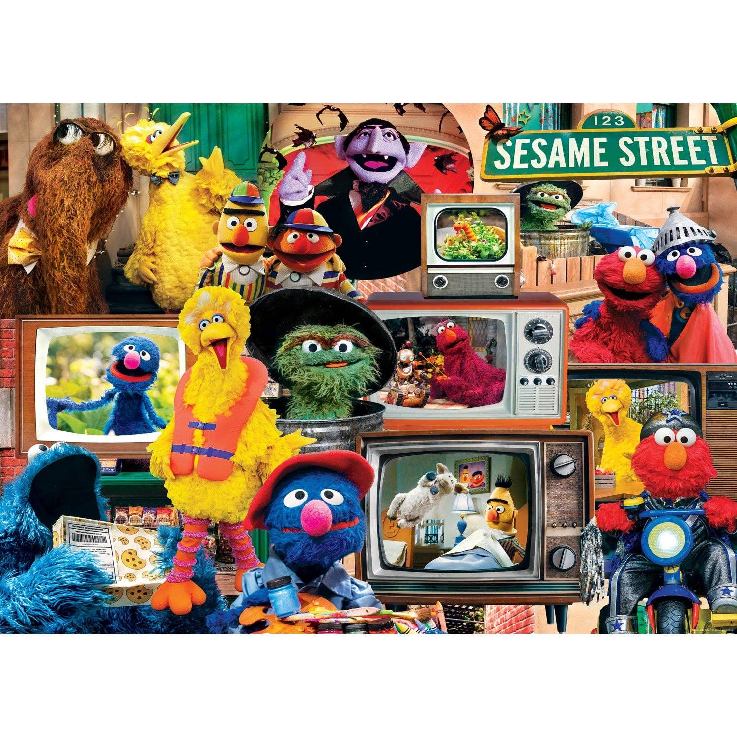 Sesame Street - Big Bird's Block Party 1000 Piece Puzzle by Masterpieces Puzzles - BIG FRENCHIES