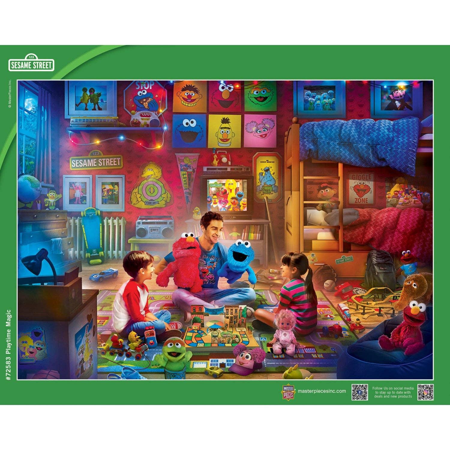 Sesame Street - Playtime 1000 Piece Jigsaw Puzzle | Masterpieces - BIG FRENCHIES