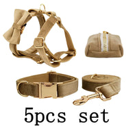 Personalized Shallow Khaki Velvet Classic Set