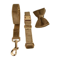 Personalized Shallow Khaki Velvet Classic Set