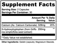 ShantiMoon 5-HTP | Serotonin Support Capsules | 60 Count