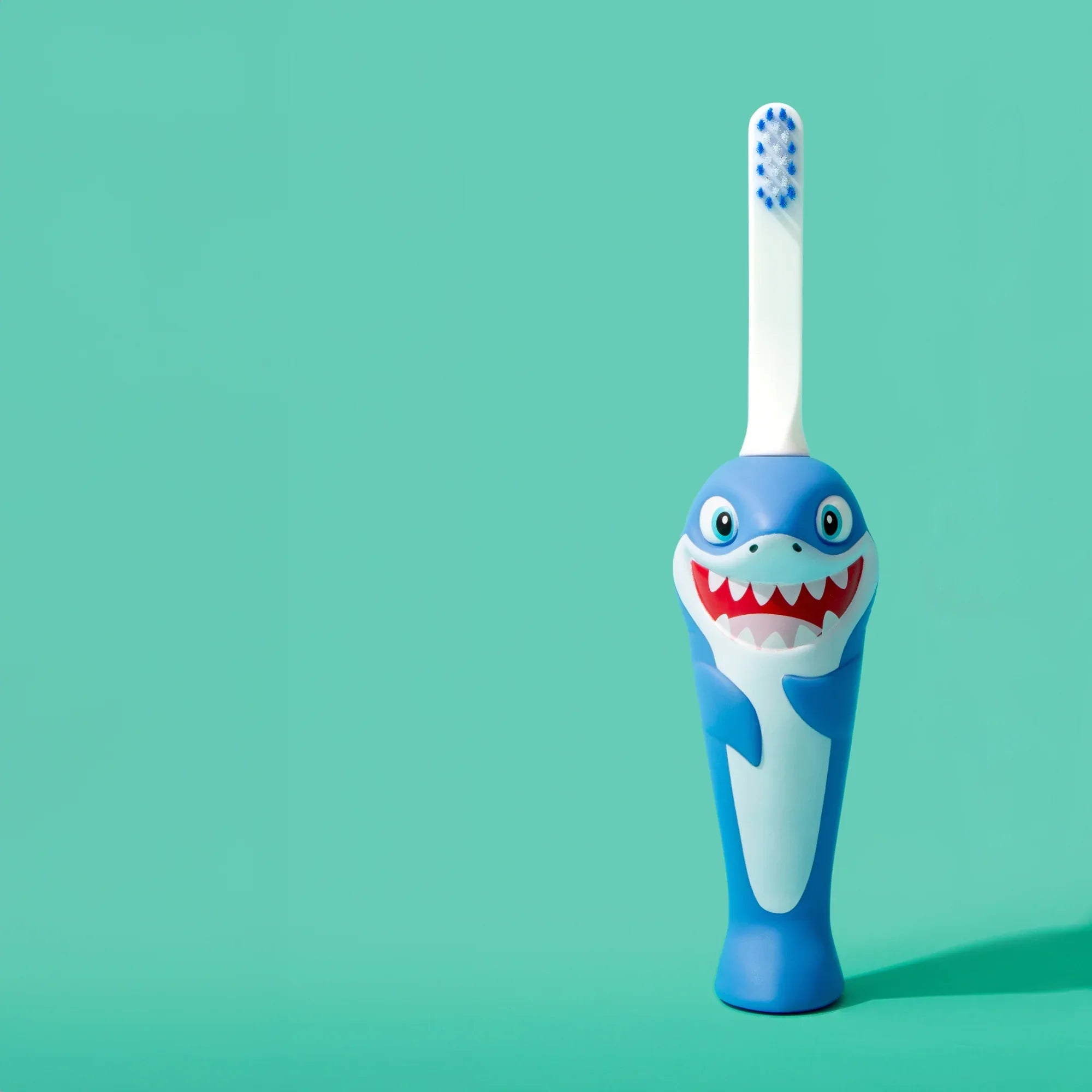 Chompers the Shark Toothbrush for Kids With Bonus Brush Head - BIG FRENCHIES