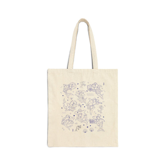 Shark Tote Bag for Beach Trip - BIG FRENCHIES