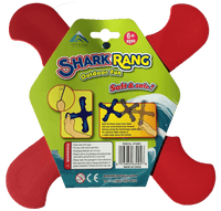 Shark Rang Boomerangs - Retail Boomerang Pack - Soft and Safe boomerangs for kids
