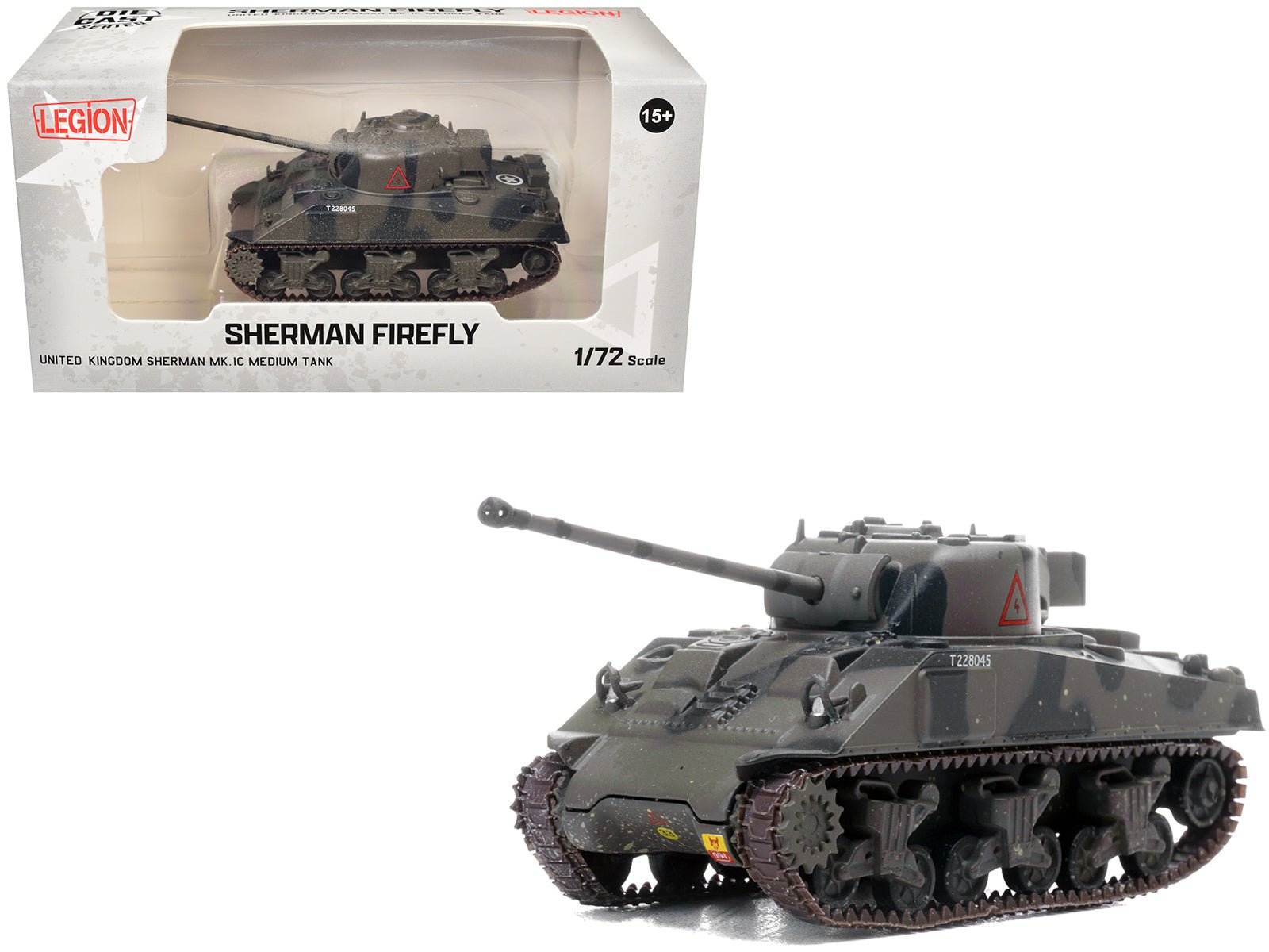 Sherman Firefly Mk.VC Medium Tank "A Squadron 4th/7th Royal Dragoon Guards 8th Armoured Brigade Normandy" (1944) British Army 1/72 Diecast Model by Legion  free shipping USA