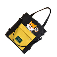 Cute Shiba Inu Tote Bag – Canvas Crossbody Bag for Dog Lovers - BIG FRENCHIES