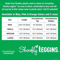 Shoofly Leggins Fine Mesh Fly Boots for Horses, 4 Pack