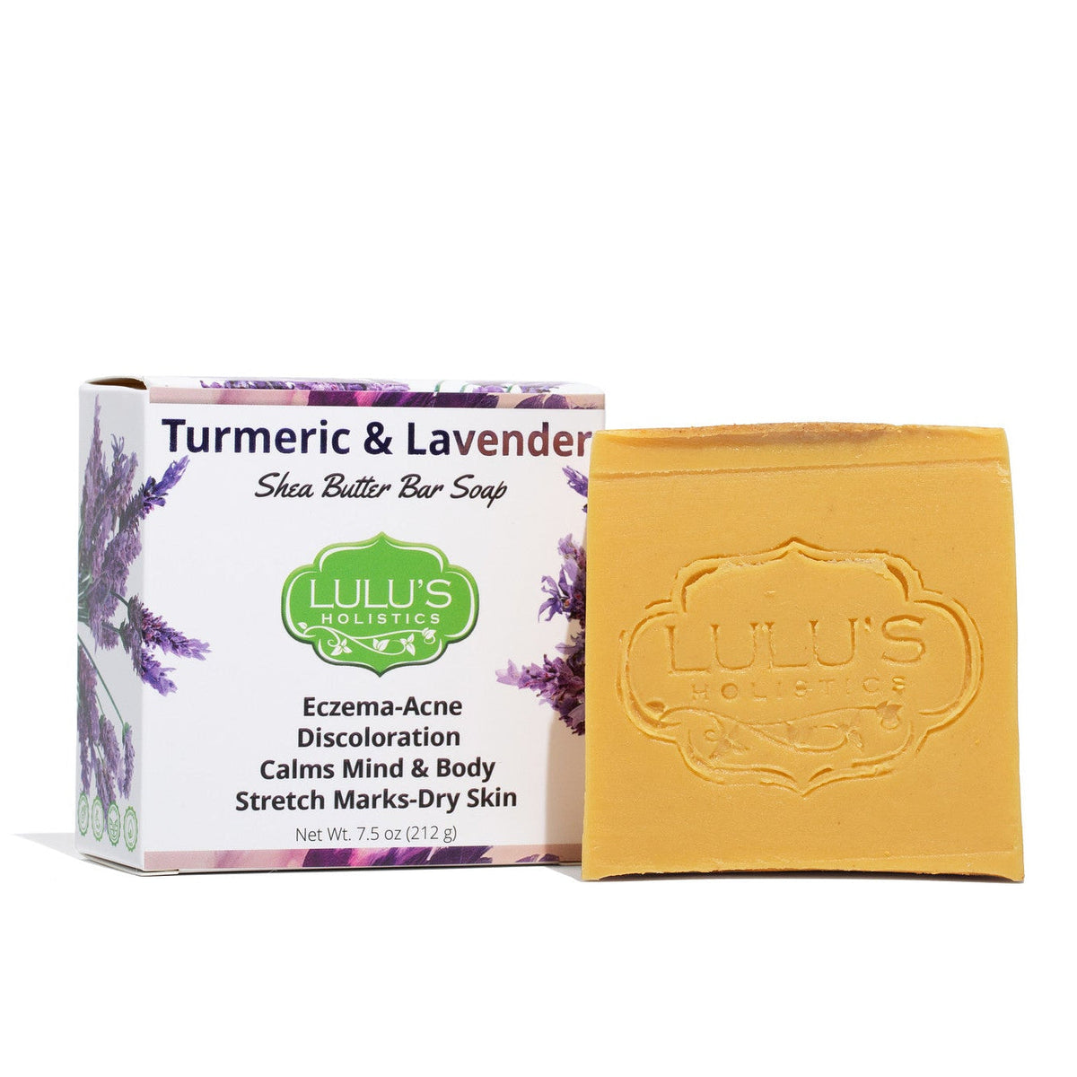 Turmeric & Lavender Shea Butter Bar Soap – Calming Brightening Cleanse