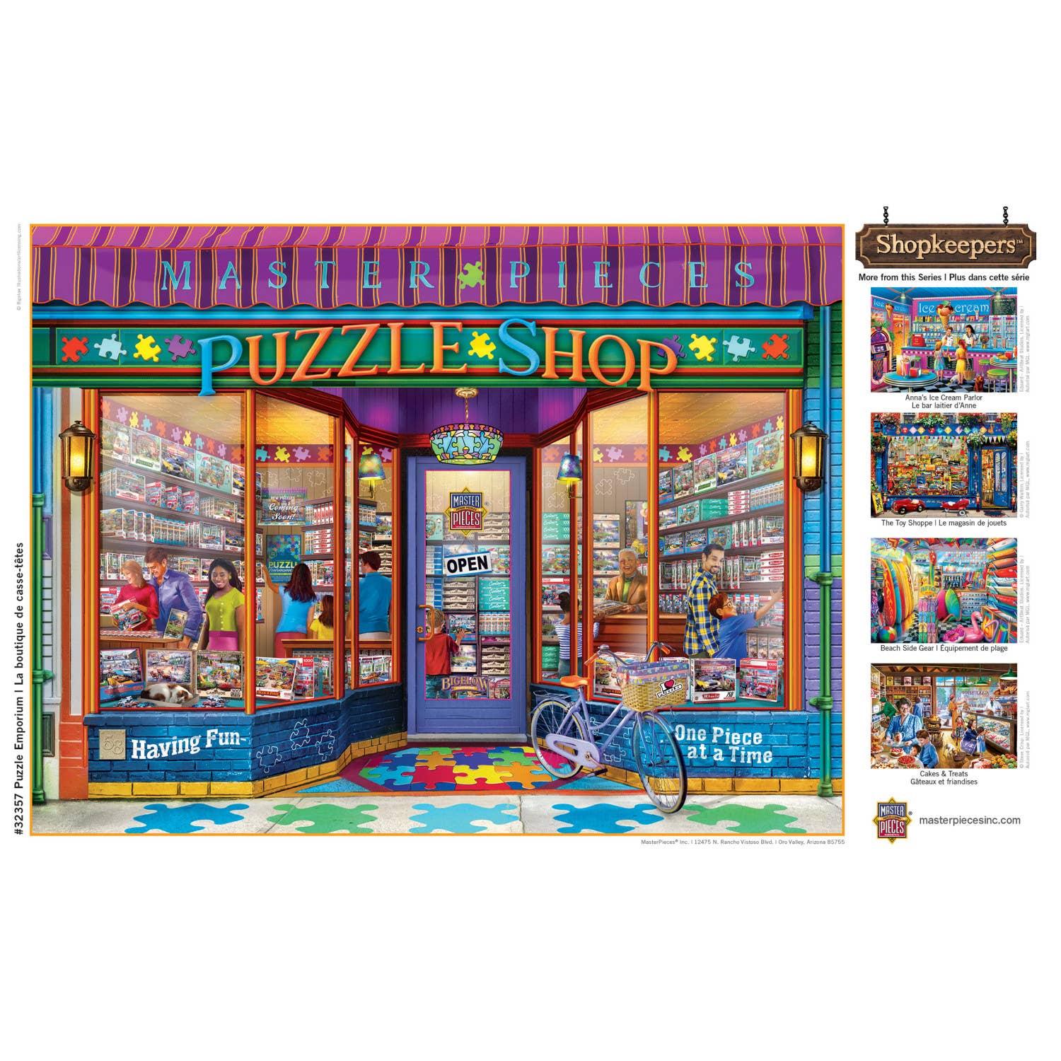Shopkeepers - Puzzle Emporium 750 Piece Puzzle by Masterpieces Puzzles - BIG FRENCHIES