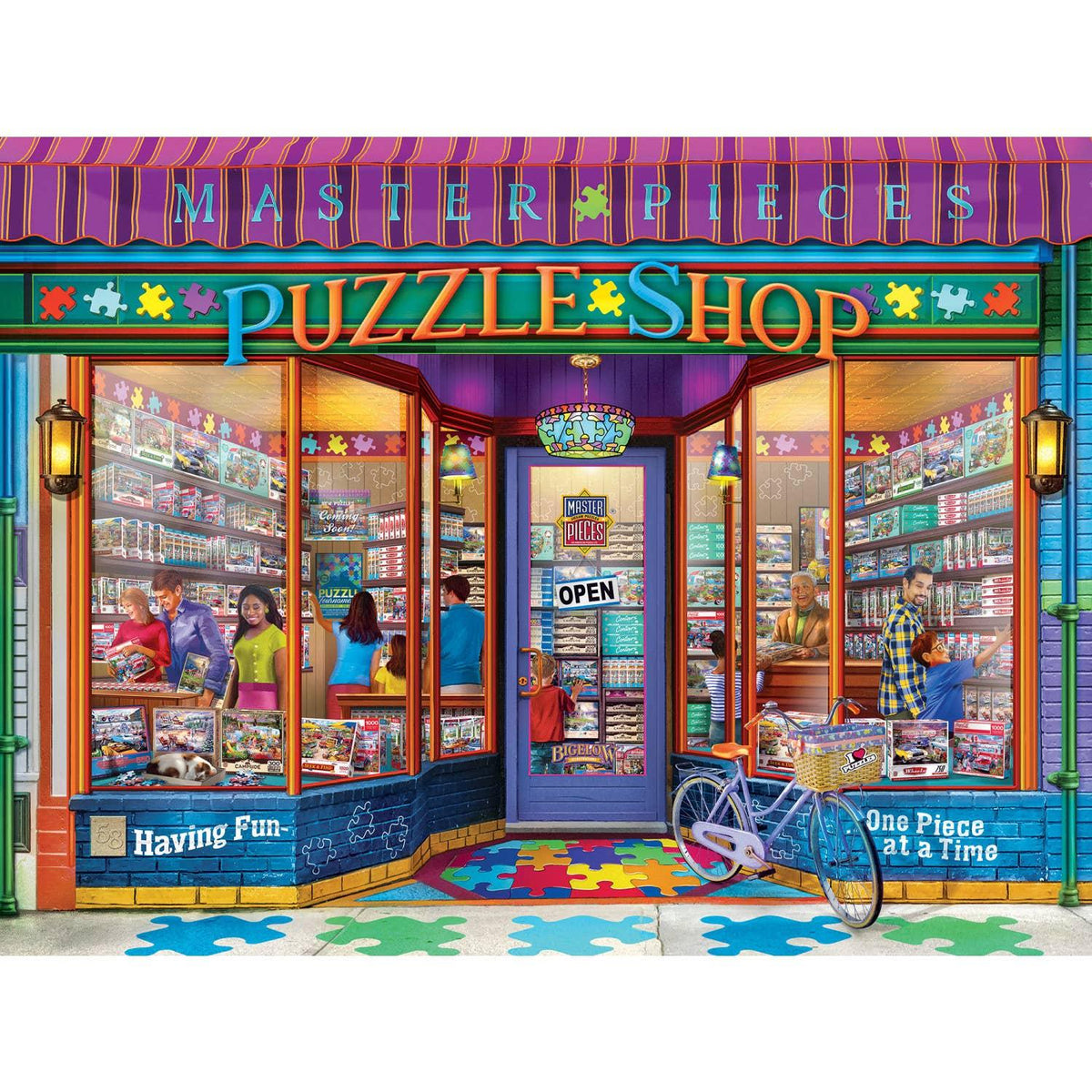 Shopkeepers - Puzzle Emporium 750 Piece Puzzle by Masterpieces Puzzles - BIG FRENCHIES
