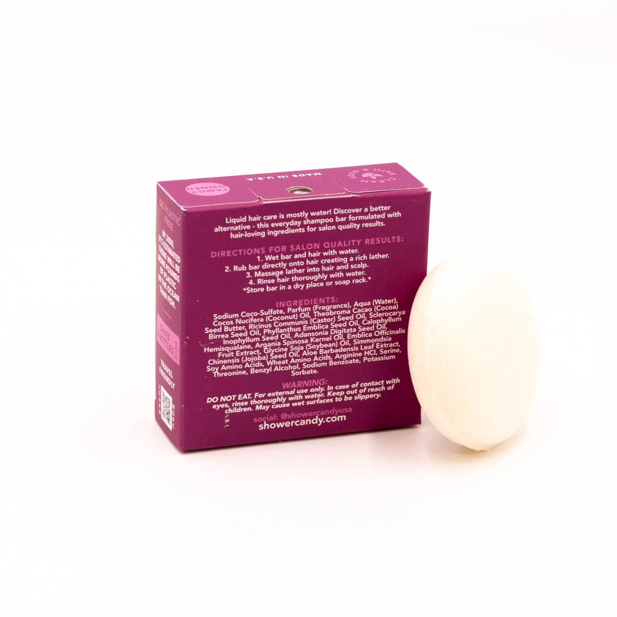 Argan Oil Bamboo Shampoo Bar – Smoothing Solid Shampoo for Frizzy and Curly Hair - BIG FRENCHIES