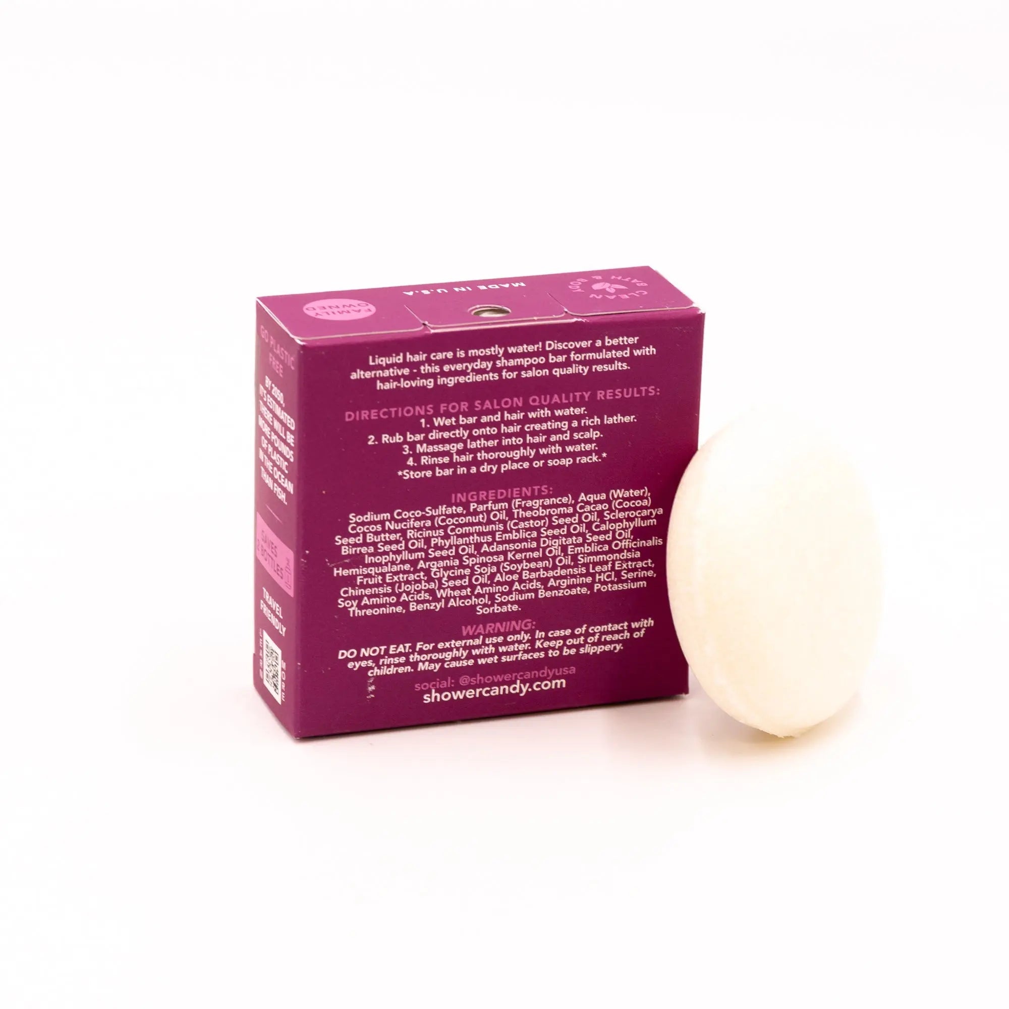 Argan Oil Bamboo Shampoo Bar – Smoothing Solid Shampoo for Frizzy and Curly Hair - BIG FRENCHIES