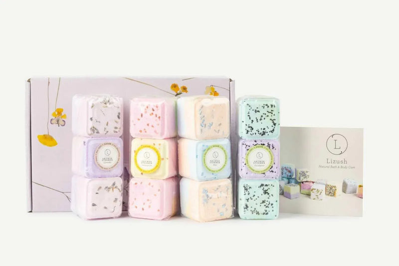 Shower Steamers, Set of 12 big fizzies, Cheer up Gift Set, Relaxing Gift Box - BIG FRENCHIES