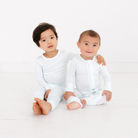 Cloud Stripe Bamboo Sleeper - BIG FRENCHIES