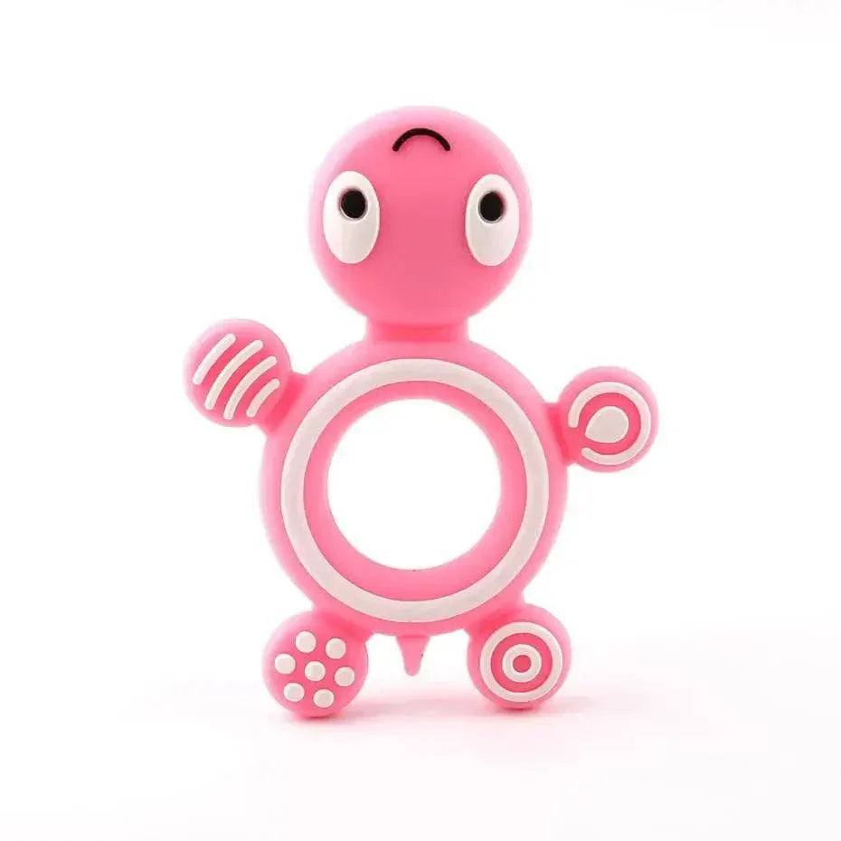 Silicone Baby Teethers Turtle 1PC Food Grade Animal Silicone Tiny Rod Children's Goods Nurse Gift Baby Teether Toys Bite Bites - BIG FRENCHIES
