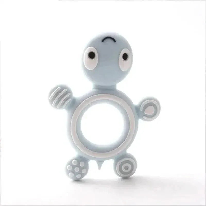 Silicone Baby Teethers Turtle 1PC Food Grade Animal Silicone Tiny Rod Children's Goods Nurse Gift Baby Teether Toys Bite Bites - BIG FRENCHIES