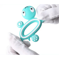 Silicone Baby Teethers Turtle 1PC Food Grade Animal Silicone Tiny Rod Children's Goods Nurse Gift Baby Teether Toys Bite Bites - BIG FRENCHIES