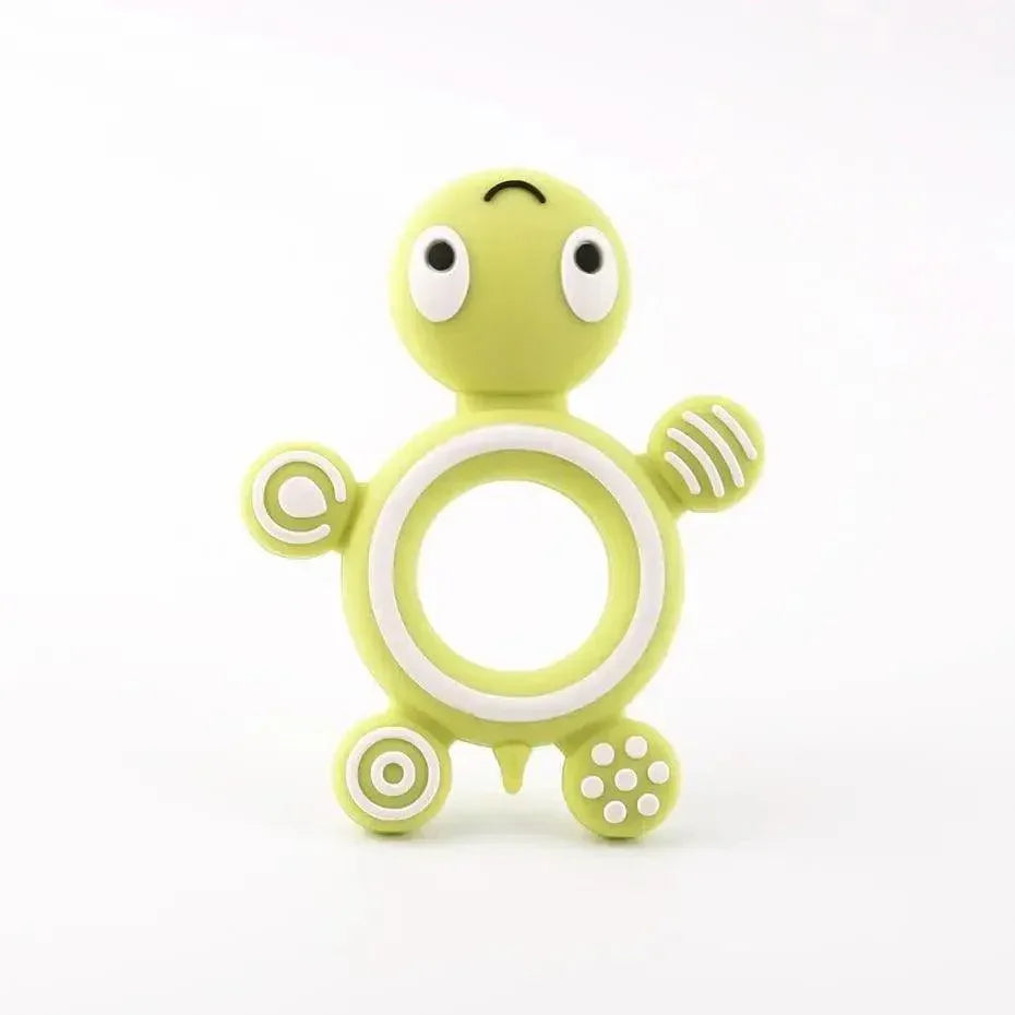 Silicone Baby Teethers Turtle 1PC Food Grade Animal Silicone Tiny Rod Children's Goods Nurse Gift Baby Teether Toys Bite Bites - BIG FRENCHIES